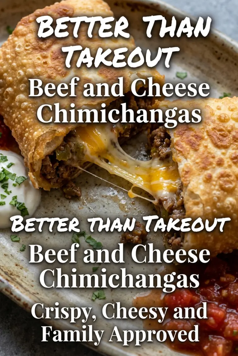 Beef and Cheese Chimichangas
