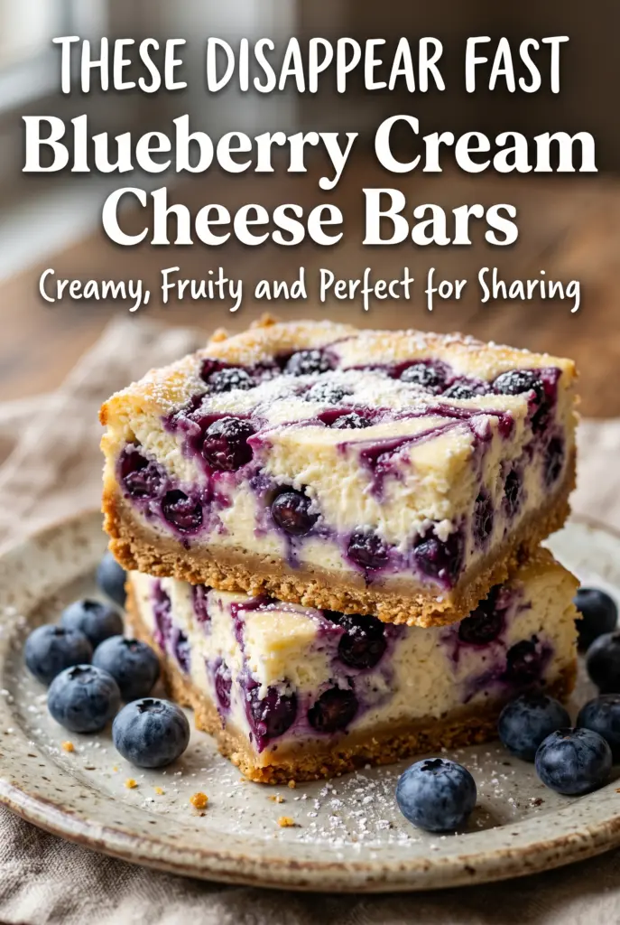 Blueberry Cream Cheese Bars