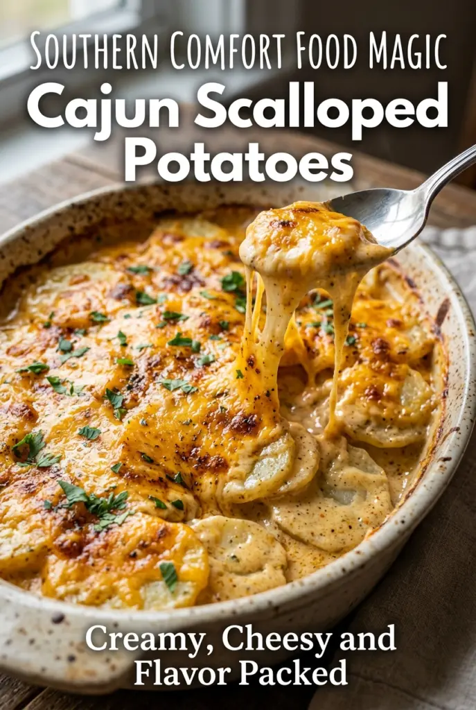 Creamy Cajun Scalloped Potatoes