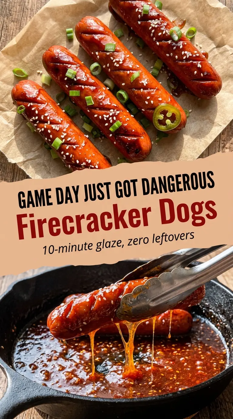 Firecracker Dogs sticky spicy