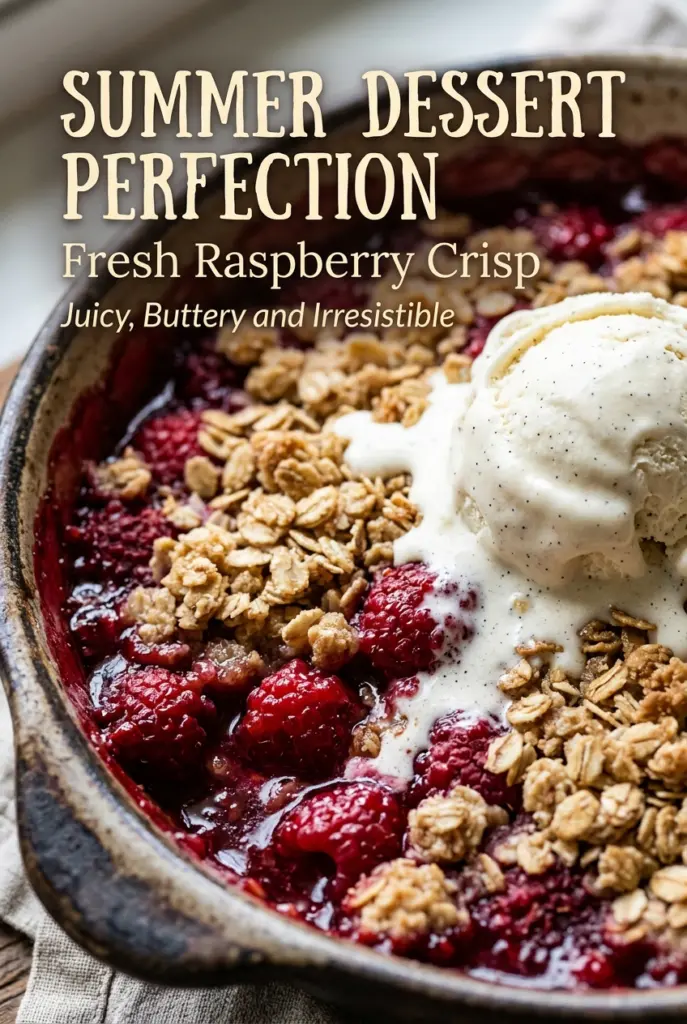 Fresh Raspberry Crisp