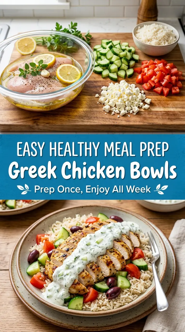Greek Chicken Bowls