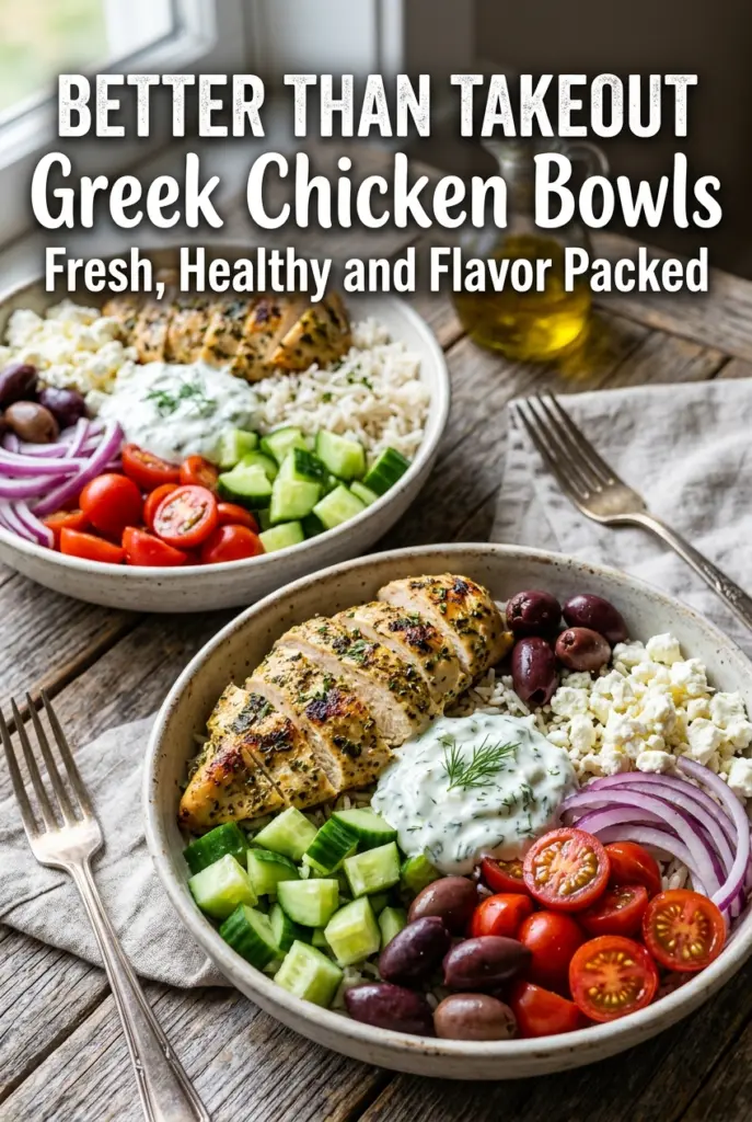 Greek Chicken Bowls