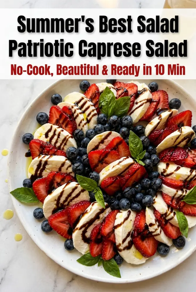 Patriotic Caprese Salad