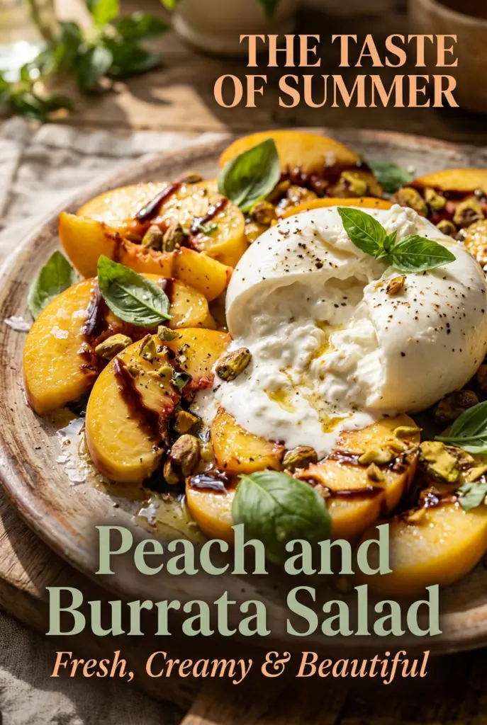 Peach and Burrata Salad
