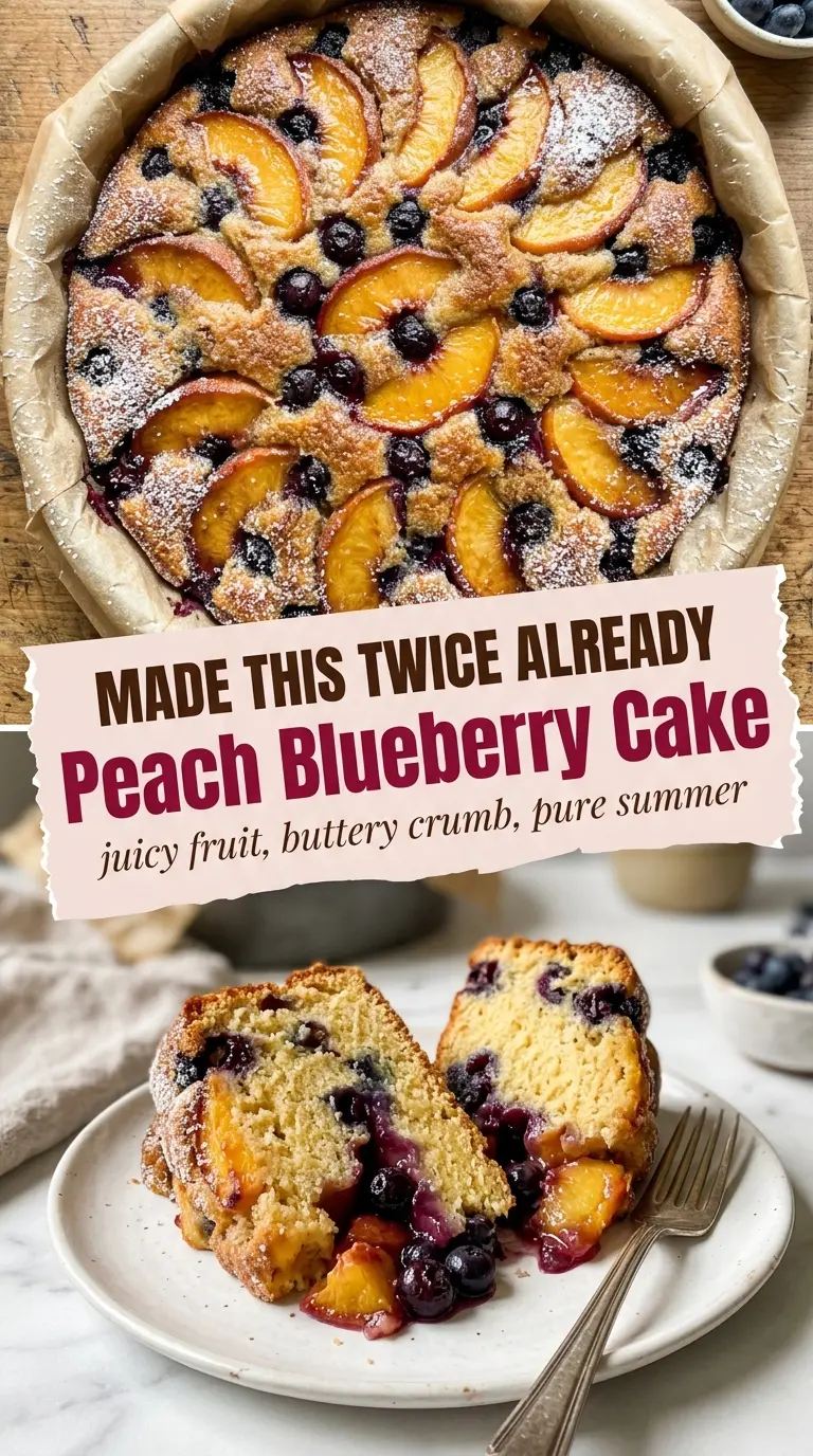 Peach Blueberry Cake