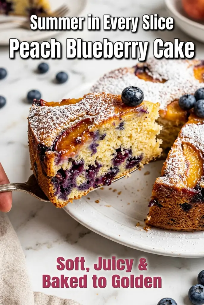 Peach Blueberry Cake