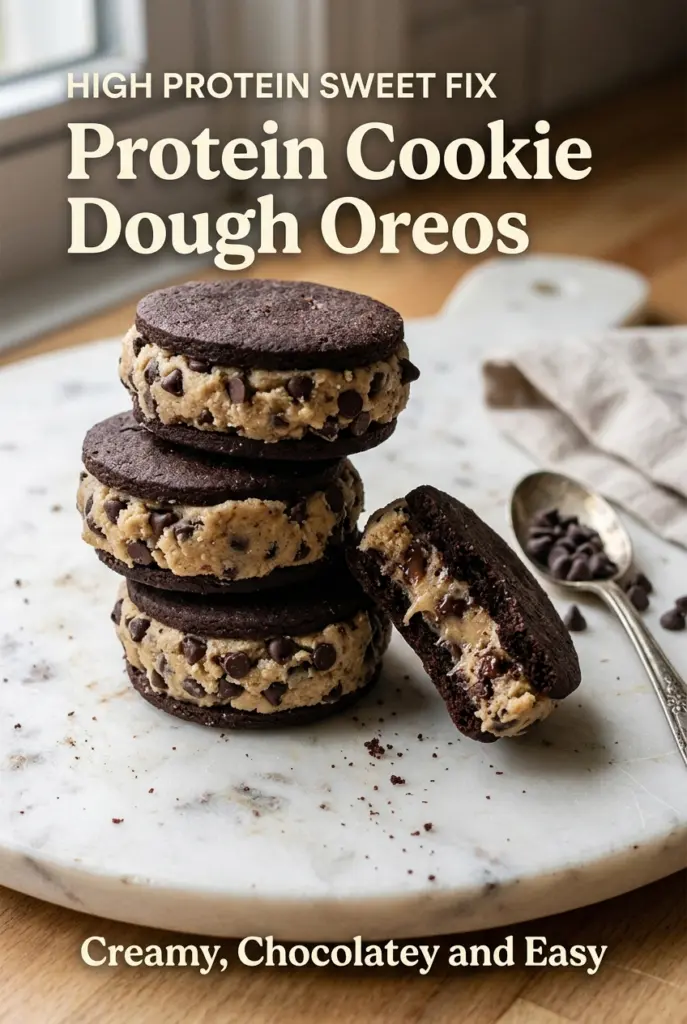 Protein Cookie Dough Oreos