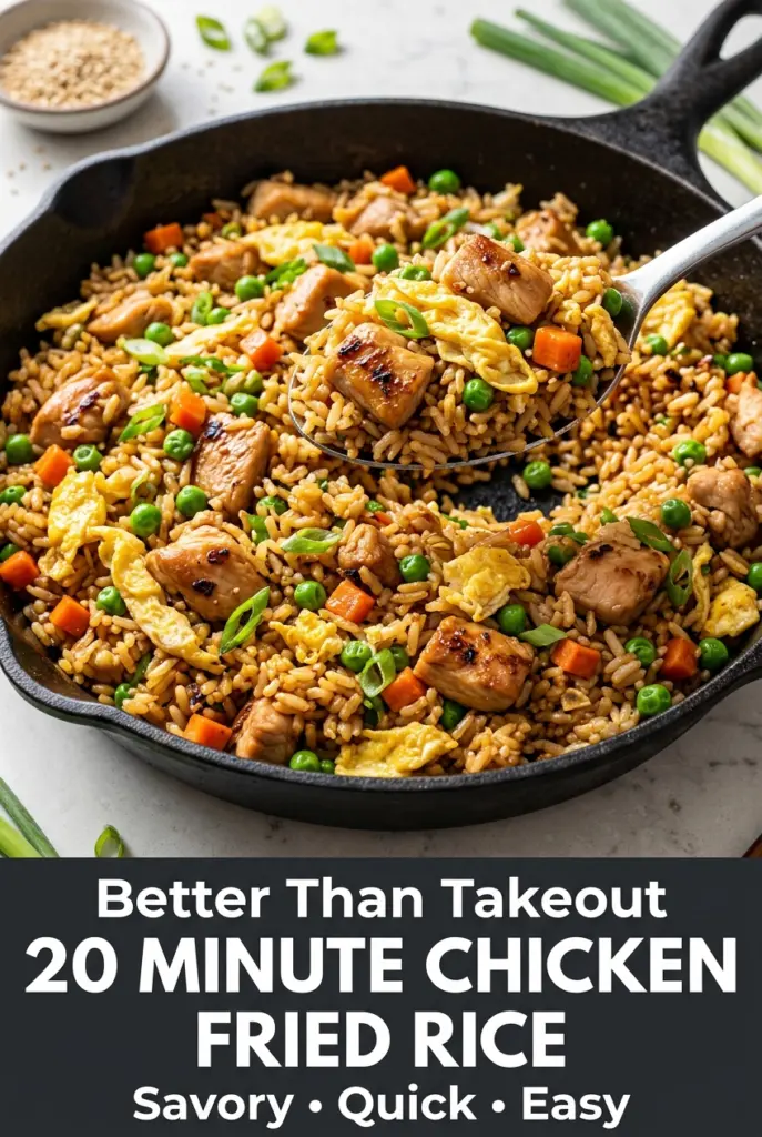 20 Minute Chicken Fried Rice