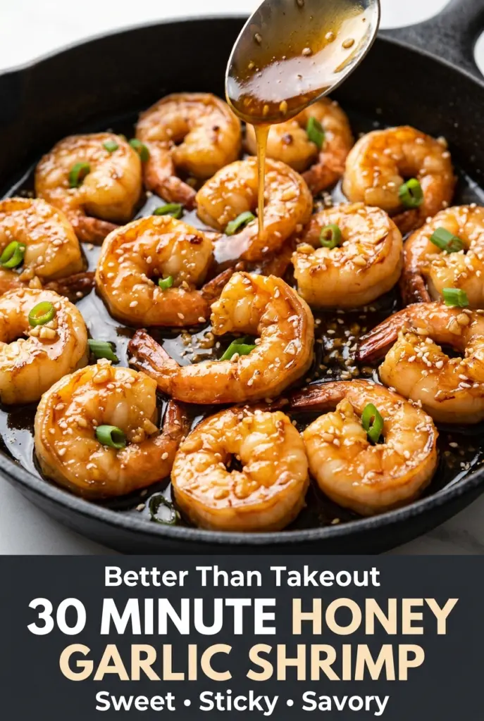 30 Minute Honey Garlic Shrimp