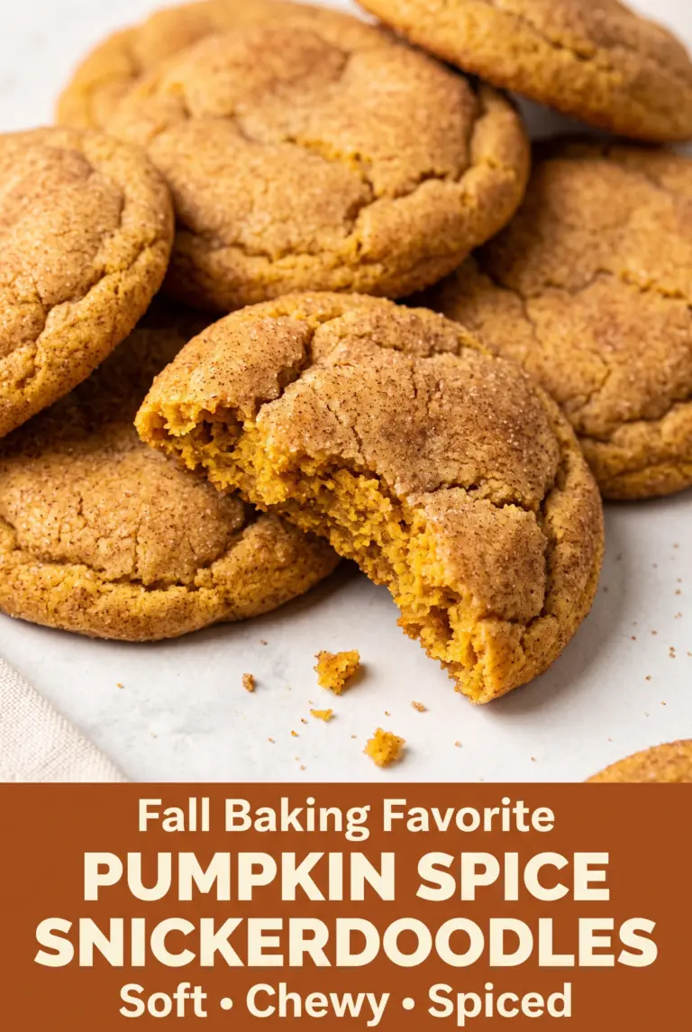 Pumpkin Spice Snickerdoodles