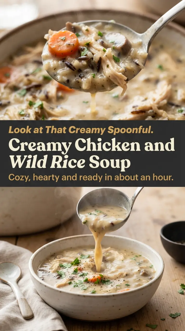Creamy Chicken and Wild Rice Soup