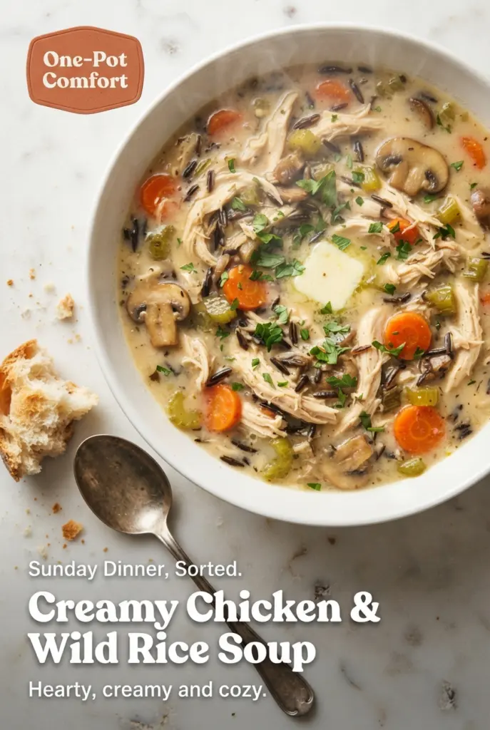 Creamy Chicken and Wild Rice Soup