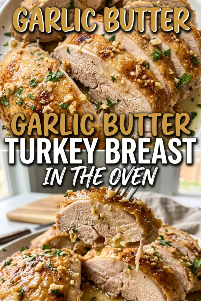 Garlic Butter Turkey Breast in the Oven