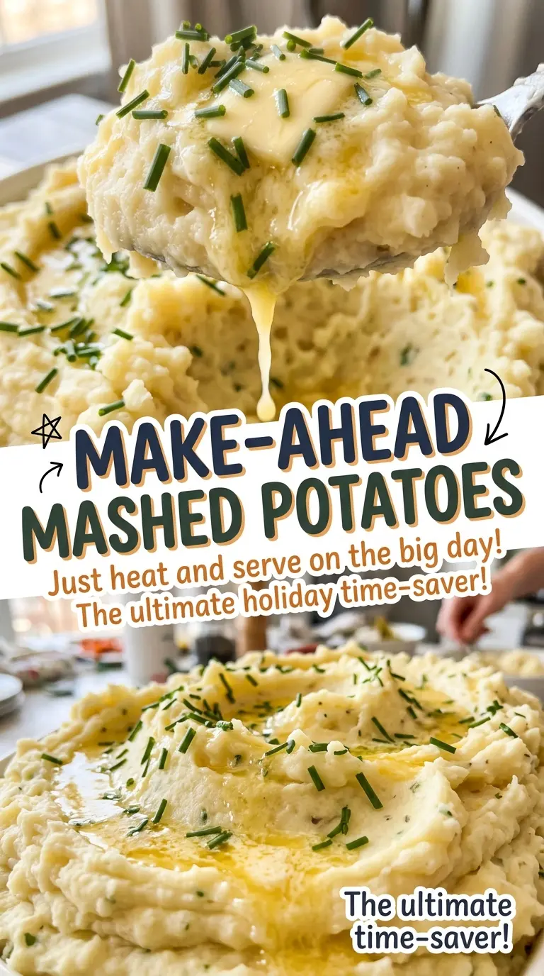 Make-Ahead Mashed Potatoes smooth buttery side