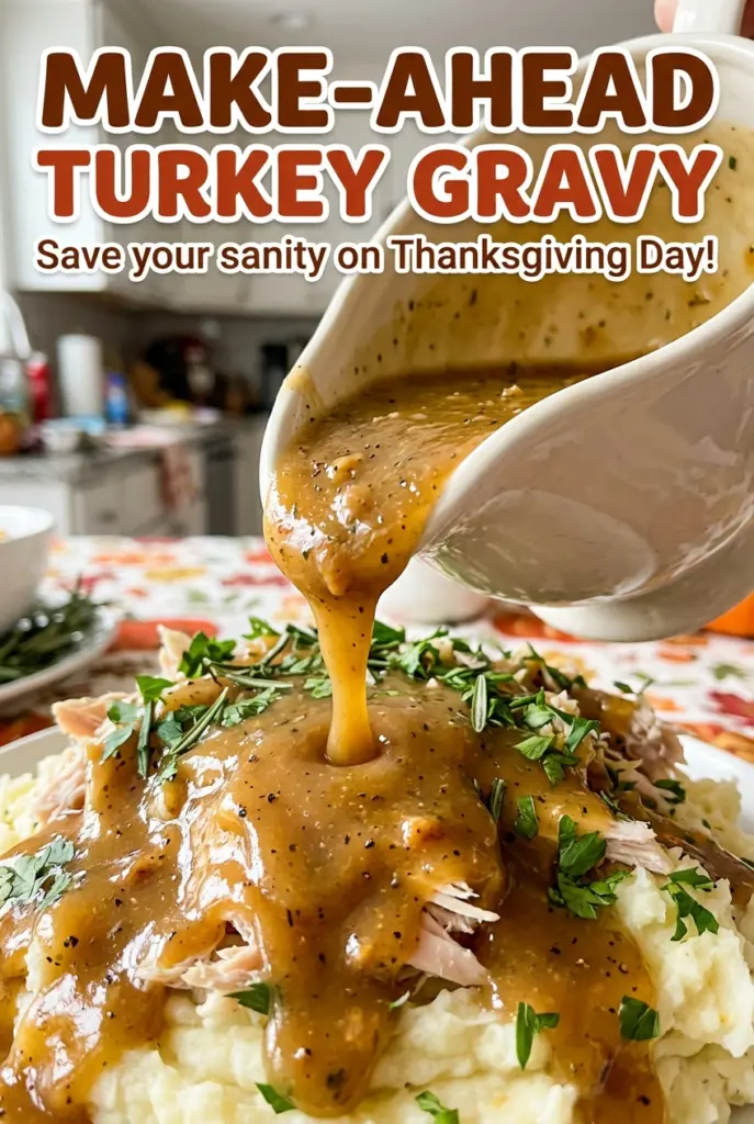 Make-Ahead Turkey Gravy