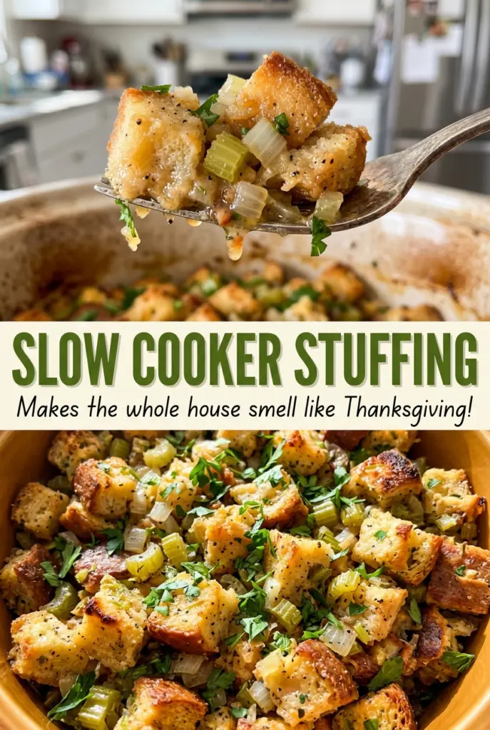 Slow Cooker Stuffing