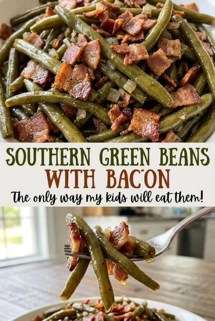 Southern Green Beans with Bacon