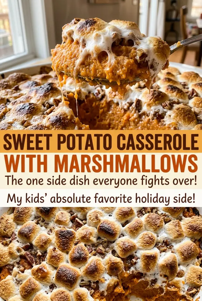 Sweet Potato Casserole with Marshmallows