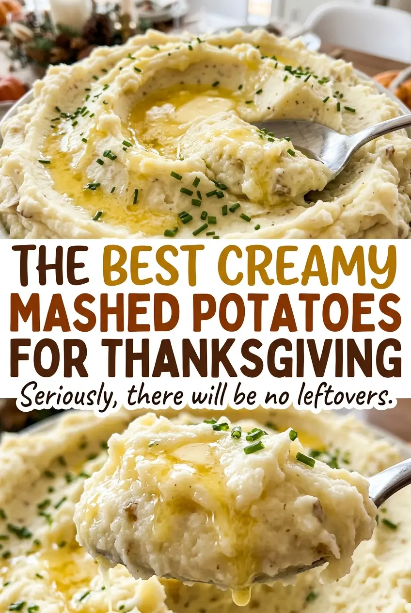 The Best Creamy Mashed Potatoes for Thanksgiving, buttery and smooth